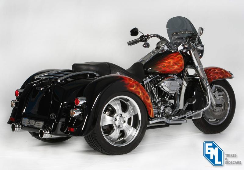 harley road king trike